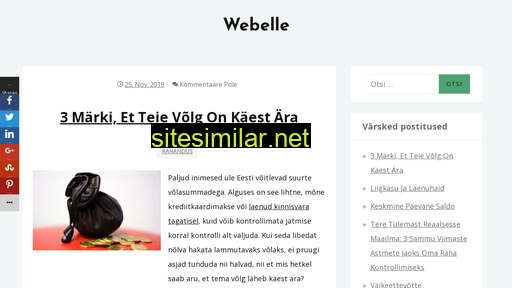 webelle.ee alternative sites