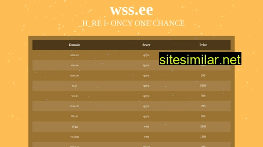 wss.ee alternative sites