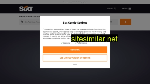 sixt.com.eg alternative sites