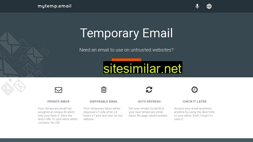 mytemp.email alternative sites