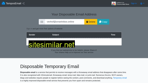 tempos.email alternative sites