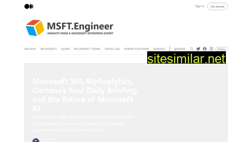 msft.engineer alternative sites