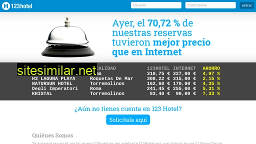 123hotel.es alternative sites