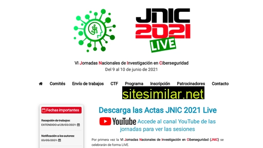 2021.jnic.es alternative sites