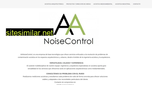 aanoisecontrol.es alternative sites