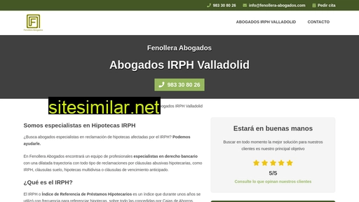 abogadosirphvalladolid.es alternative sites