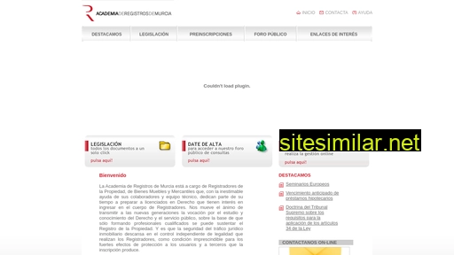 academiaderegistrosdemurcia.es alternative sites