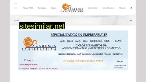 academiasansebastian.es alternative sites