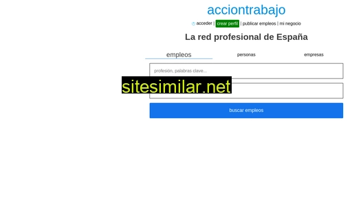 acciontrabajo.es alternative sites