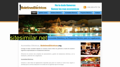 acometidaselectricas.es alternative sites