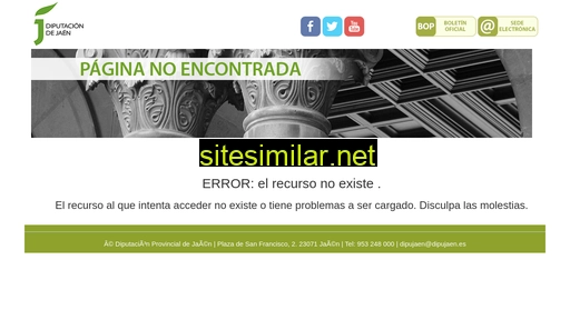 admin.dipujaen.es alternative sites