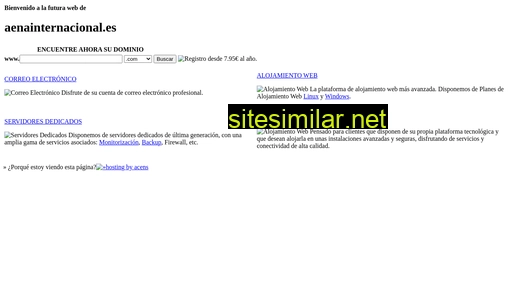 aenainternacional.es alternative sites
