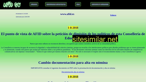 afid.es alternative sites