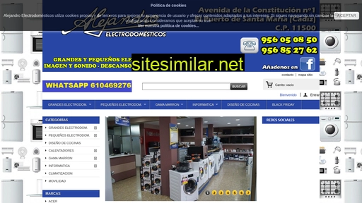 alejandroelectrodomesticos.es alternative sites