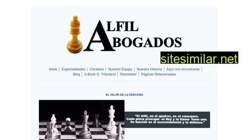 Alfilabogados similar sites