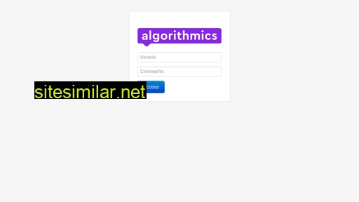 Algorithmics similar sites