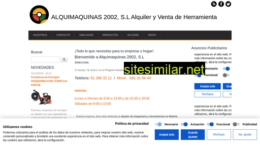 alquimaquinas.es alternative sites