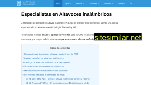 altavocesinalambricos.es alternative sites