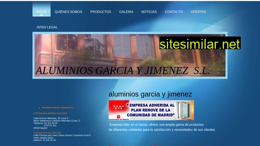 aluminios-garcia-jimenez.es alternative sites