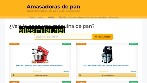 amasadoradepan.com.es alternative sites