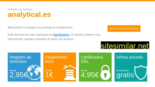 analytical.es alternative sites