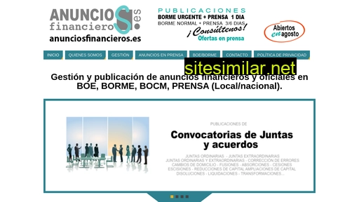 anunciosfinancieros.es alternative sites