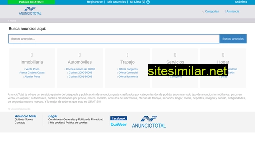 anunciototal.es alternative sites