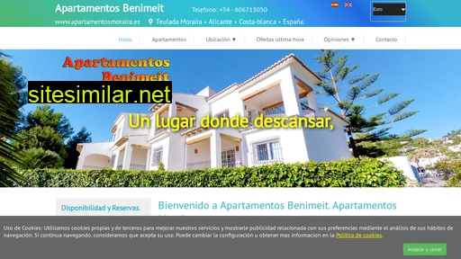 apartamentosmoraira.es alternative sites