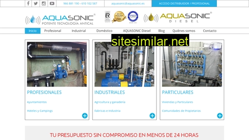 aquasonic.es alternative sites