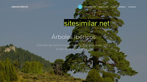 Arbolesibericos similar sites