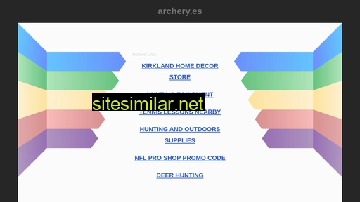 Archery similar sites