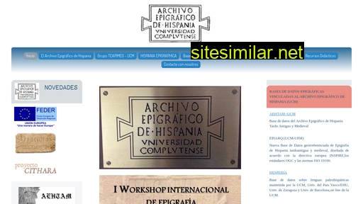 archivoepigraficodehispania.es alternative sites