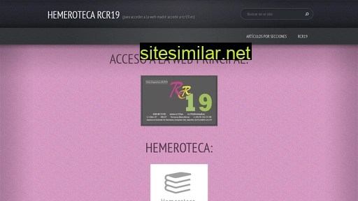 articulosrcr19.es alternative sites