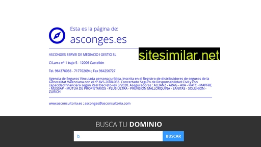 asconges.es alternative sites