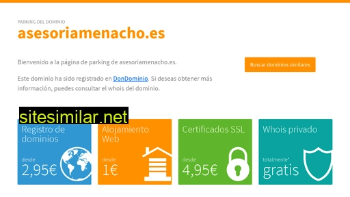 asesoriamenacho.es alternative sites