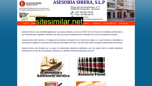 asesoriasirera.es alternative sites