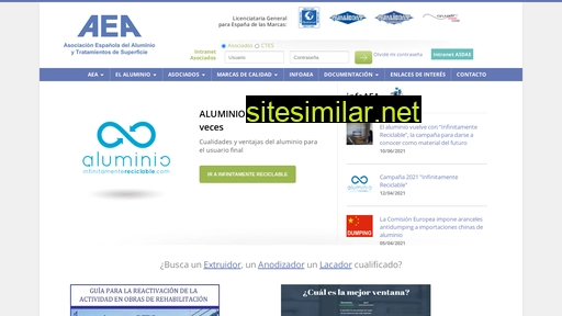 asoc-aluminio.es alternative sites