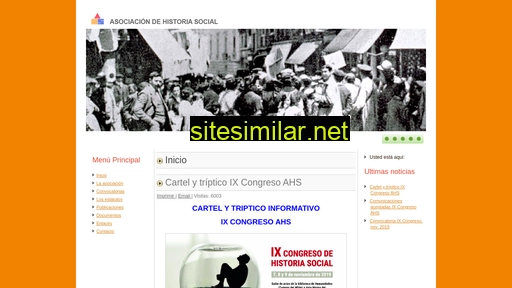 asociacionhistoriasocial.org.es alternative sites