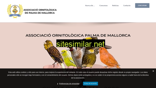 asociacionornitologicapalma.es alternative sites