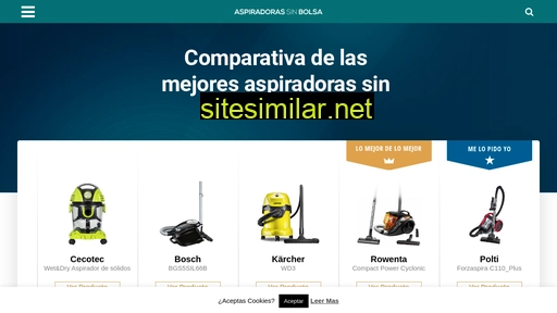 aspiradorassinbolsa.com.es alternative sites