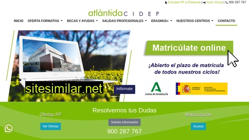 atlantidaformacionprofesional.es alternative sites