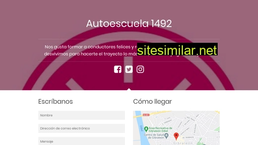 autoescuela1492.es alternative sites