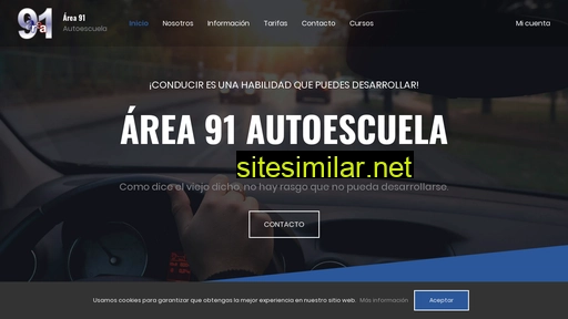 autoescuelaarea91.es alternative sites