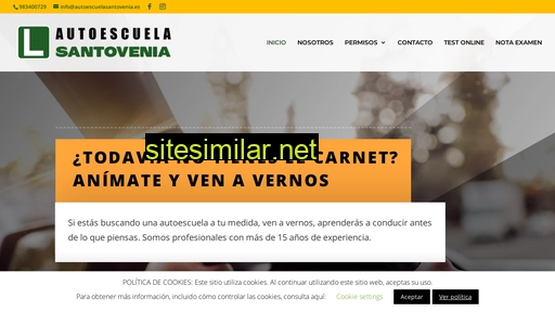 autoescuelasantovenia.es alternative sites