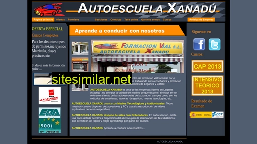 autoescuelaxanadu.es alternative sites