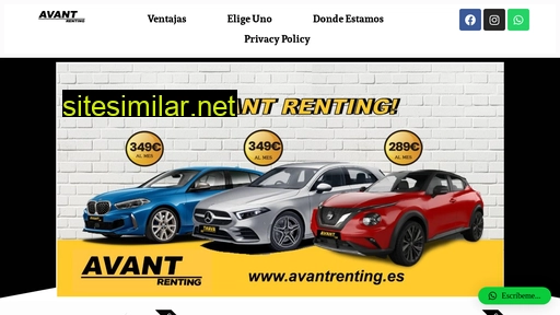 avantrenting.es alternative sites