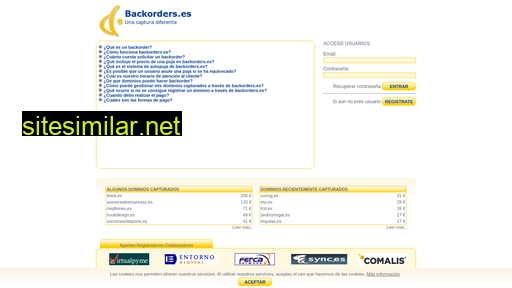 backorders.es alternative sites
