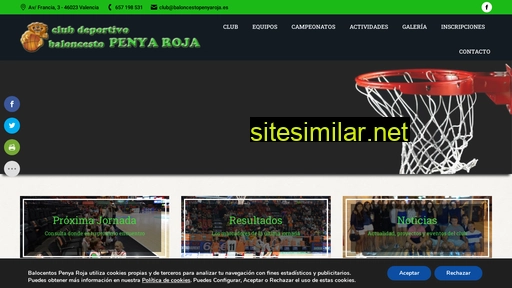 baloncestopenyaroja.es alternative sites