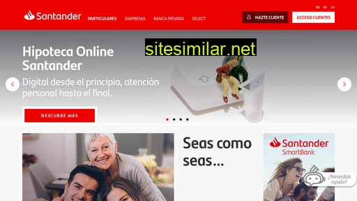 bancosantander.es alternative sites