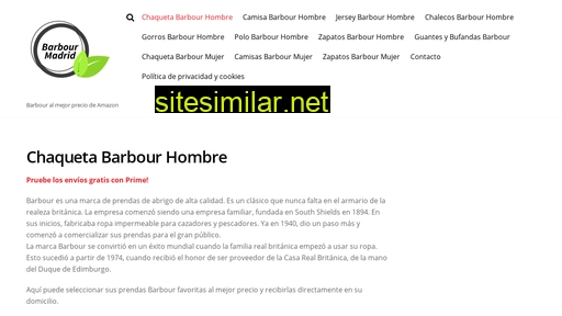 barbourmadrid.com.es alternative sites
